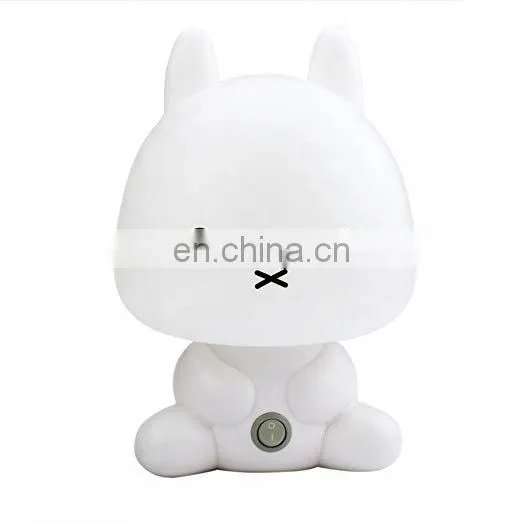Modern Cute Baby Bedroom Lamps Cartoon Pets Night Light Led Bulbs Gift Bedside Decor for Kids photo-2