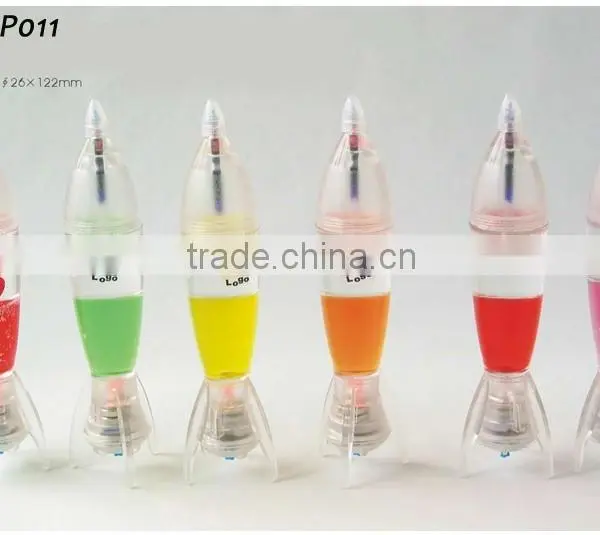 Arylic Liquid Pen With Keychain photo-2