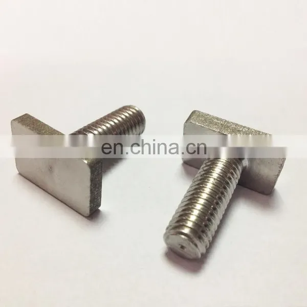 Non Standard Fasteners Hardened Steel Hammer Head T Bolt Square Head T-bolt photo-4