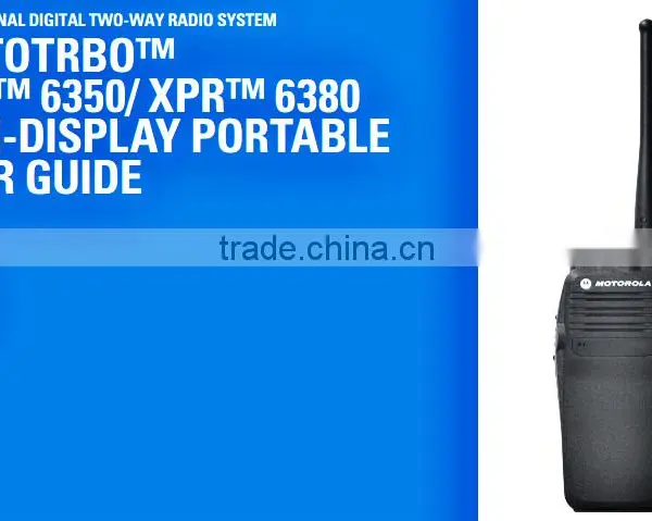 Motolor GPS Digital Radio XRP6350 Walkie Talkie Water Sealed Tight Two Way Radio photo-6