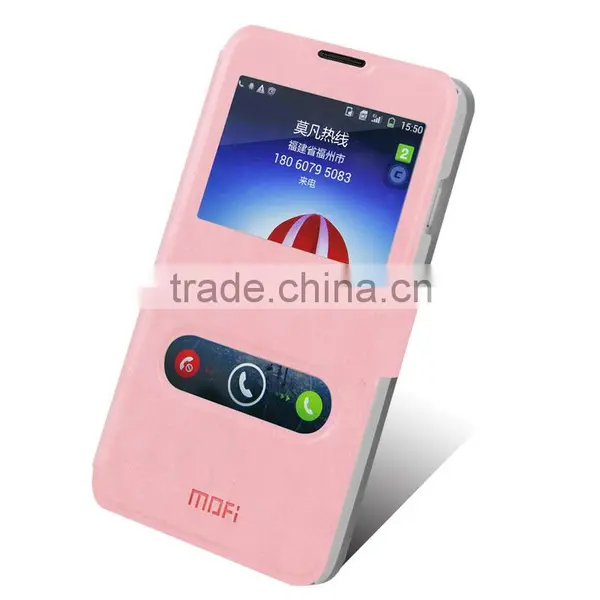 MOFi Case Celular Leather Flip Dot View Cover for Coolpad Dazen F1, Mobile Handset Coque Back Housing for Coolpad 8297 photo-4