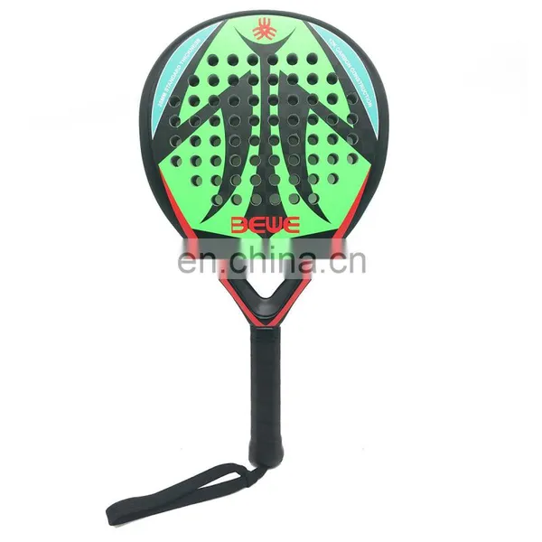 Wholesale Customized Soft 17 Degree EVA 12k Carbon Paddle Tennis Racket photo-4