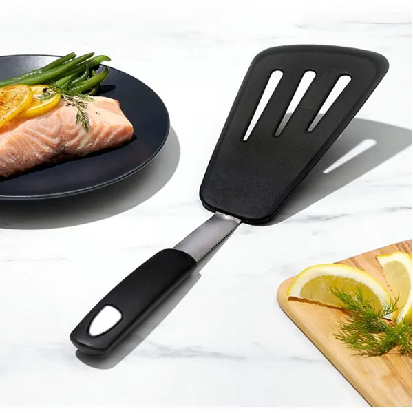 Kitchen Accessories Home and Kitchen Cookware Sets Heat Resistant Rubber Kitchen Spatula - Ideal for Fish, Eggs Turner