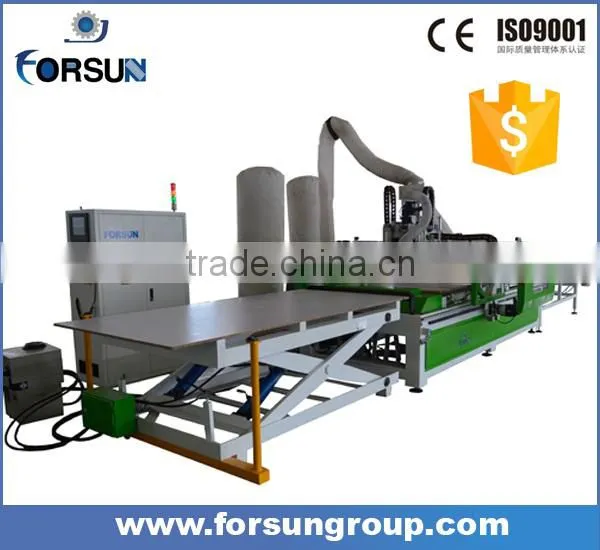 Hot Sale Auto Load and Unload Nesting ATC Cnc Router Machine Kits for Panel Furniture Cabinet With Best Price