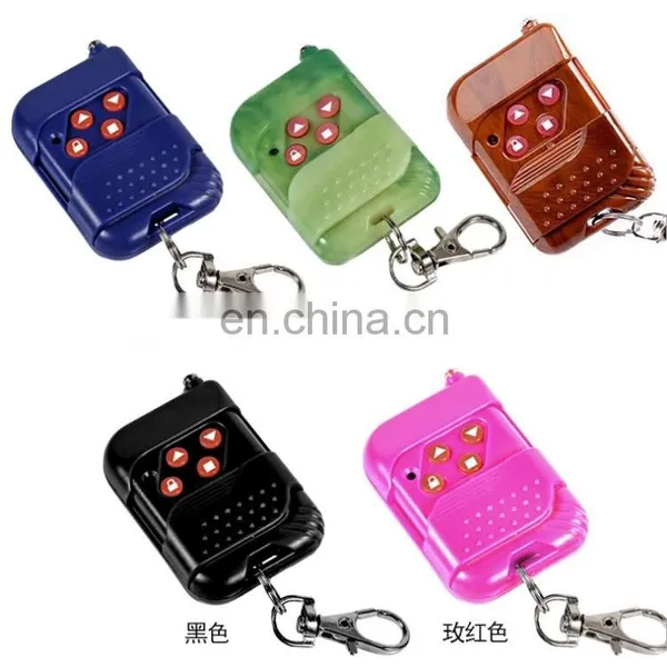 433.92MHZ Wireless Remote Control Push Cover 4 Key Mahogany Fixed Code RF Remote Control photo-4