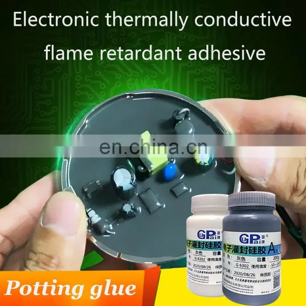 Silicone Electronic Potting Glue Sealing Insulation Thermal Conduction Power Battery Pack Circuit Board Waterproof AB Soft Glue photo-4