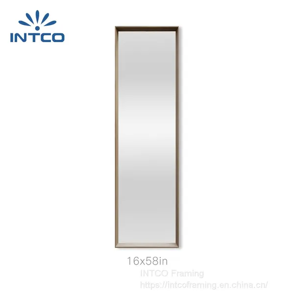 Modern Decorative Full Length Wall Mirror Floor Mirror Wholesale Wood Large Mirror photo-2