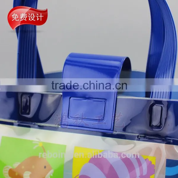 Reboinc-X14 2016 New Design Full Printing Beach Waterproof Pvc Handle Bag Quality Choice photo-3