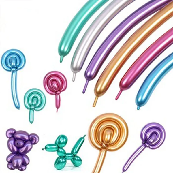 New Design Magic Long Strip Twisting Balloons Balons DIY Globos De Latex Birthday Wedding Party Decoration Long Latex Balloon photo-2