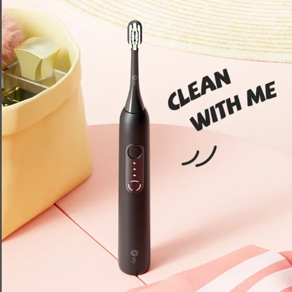 Infly T32 White & Black Sonic Electric Toothbrush photo-3