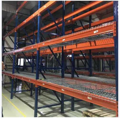U Support Punch Pallet Flared Channel Heavy Duty Wire Mesh Decks Racks photo-5