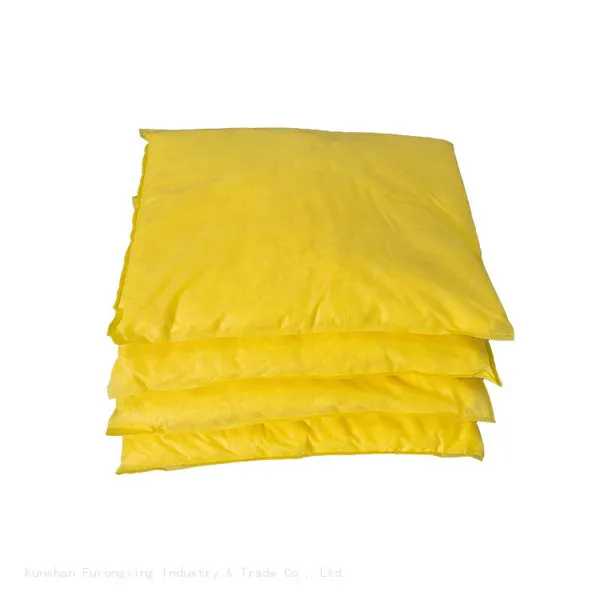 Hazmat Chemical Absorbent Pillow For Spill Control Unknown Liquid Meltblown Non-woven Fabric Block