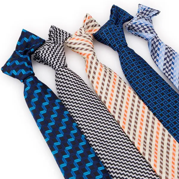 Wholesale Men's Printed Tie 8cm China Style Floral Novel Dress Casual Retro Necktie 2025 Business Wedding Party Boy Birthday Gift Neckties photo-3