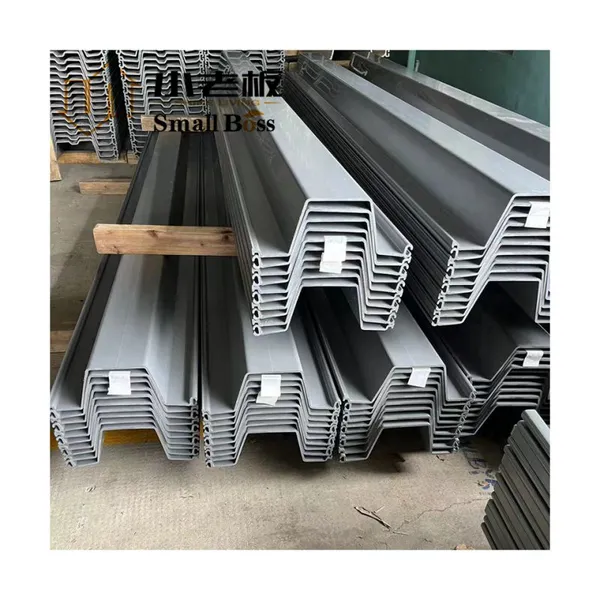 Pvc Sheet Pile Vinyl Sheet Piling Plastic Sheet Pile for Water Solution U Type photo-6