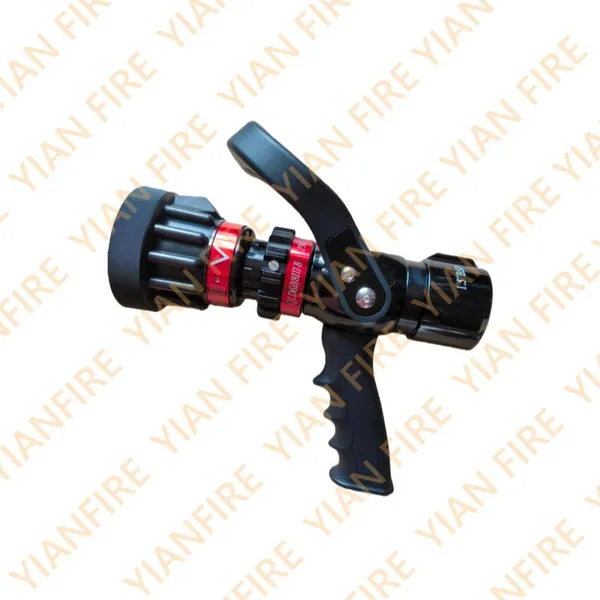 Multi-function fire hose nozzle with Amercica Nh thread and foam tube