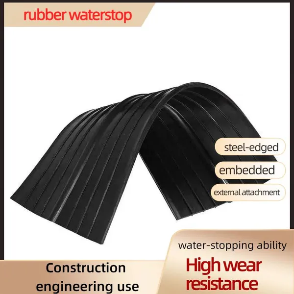 Natural Rubber U-type Removable Waterstop Easy Maintenance For Sewage Tank Joint photo-3
