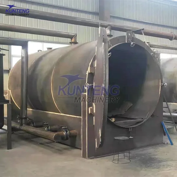 Horizontal Charcoal Stove Coconut Shells Charcoal Making Machine Wood Charcoal Furnace photo-2