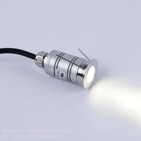 Feipu Supplies Led Spotlight In-ground Lights, Pndm-1w-jg Mini In-ground Lights With a Diameter of 20mm photo-2
