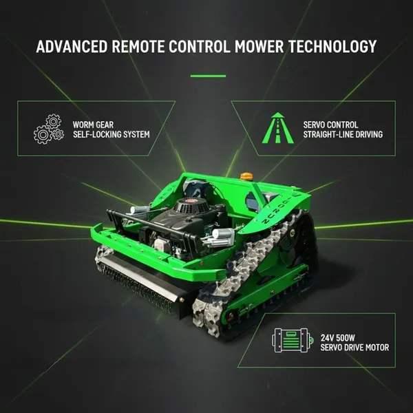 Vigorun VTLM600 High Efficiency Portable Wireless Remote Control Agricultural Brush Cutting Lawn Mower