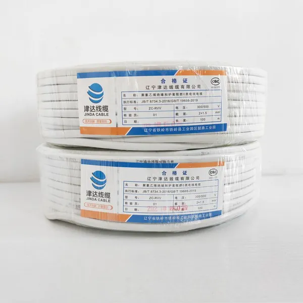 JINDA CABLE Copper Core PVC Insulated PVC Sheathed Flexible Cable
