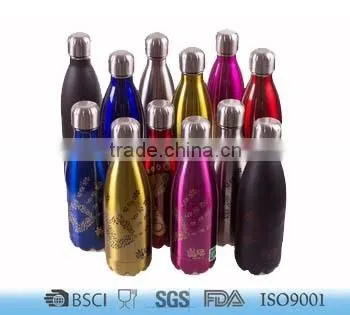0.35L/0.5L/0.75L/1L BSCI Approval Vacuum Double Stainless Steel Hot Sale Water Bottle photo-2