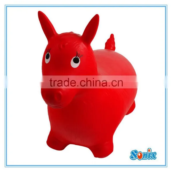 Pvc Happy Jumping Horse Toy