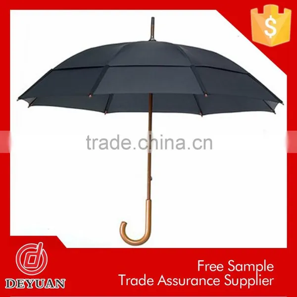 Latest Fashion Dresses Custom Straight Deluxe Wooden Umbrella photo-6