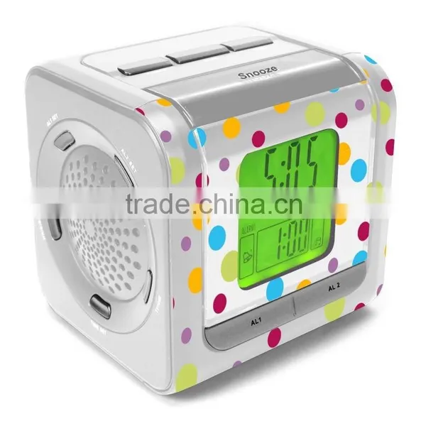 Fancy Color Dot Digital Tuning Projector Alarm Clock Radio photo-2