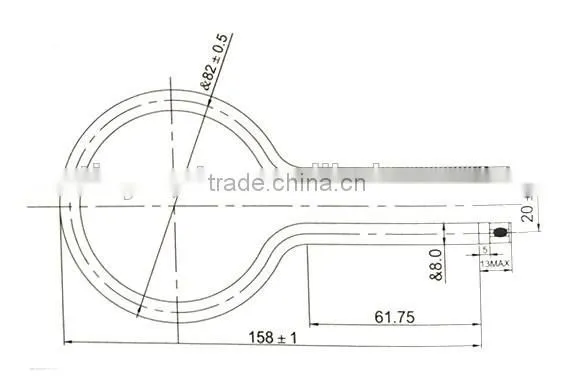 Iron and Quartz Tube 3000W 200V photo-2