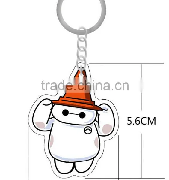 Baymax Keychain 2015 White Newest Arrival Keychain 6CM photo-2