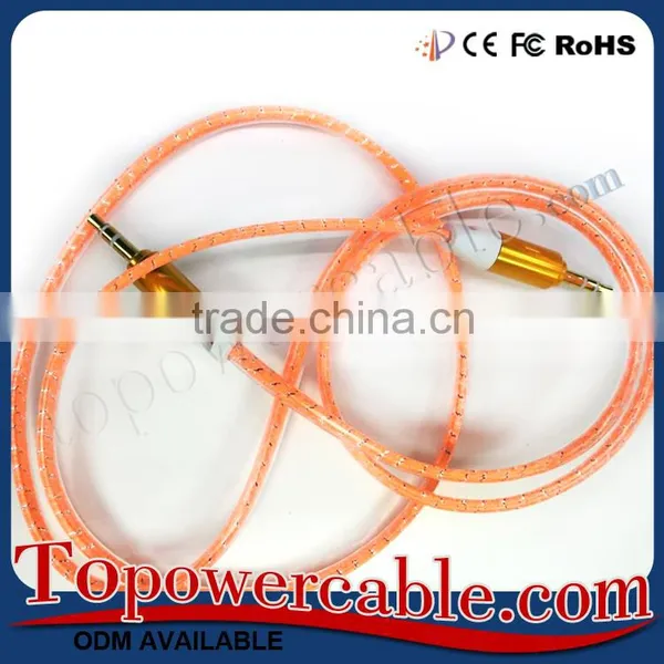 2016 New Premium 3.5mm Auxiliary to Stereo Audio Cable With Metal Shell photo-4