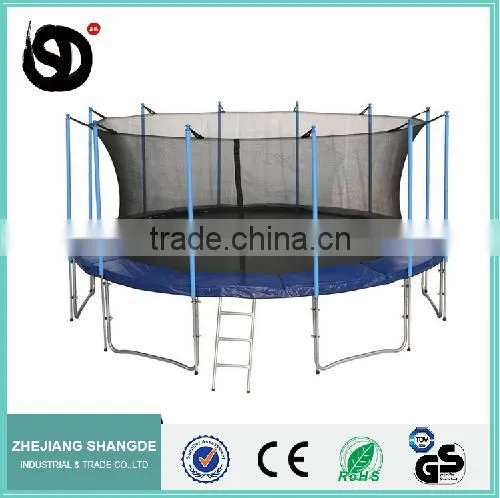 16ft Biggest Trampolines Bungee Jumping Harness With Enclosure photo-5