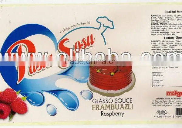 Raspberry Cold Glasso Sauce For Pastry photo-2