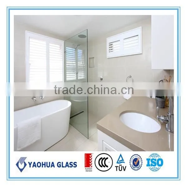 12mm Tempered Glass Panels for Bathroom Door photo-4