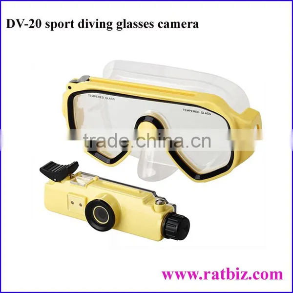 Waterproof 720P HD Sports Diving Glasses Camera 30M Underwater HD 720P (1280*720@30 Frame) HD Video Recording photo-5
