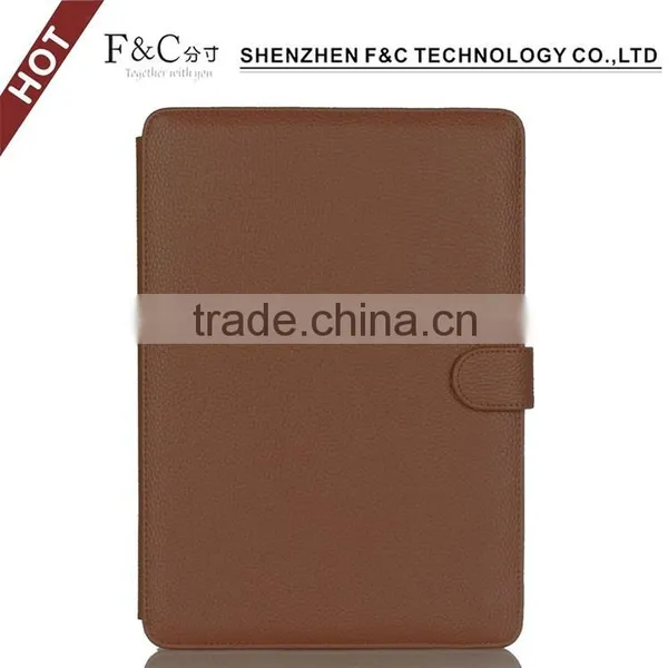 PU Leather Material Folio Cover Wholesale Case for Macbook Pro Laptops 11" 12" 13" 15" photo-4