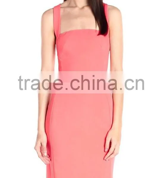 2016 New Fashion Design Halter Dress Women New Sexy Slit Nighty Design photo-2