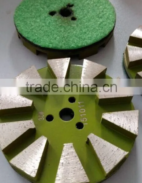 10 Segments Metal Stone Polishing Pad for Concrete photo-4