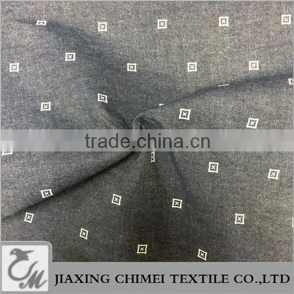 Jiaxing Dot Printed Pattern of Cotton Denim for Denim Jacket photo-5