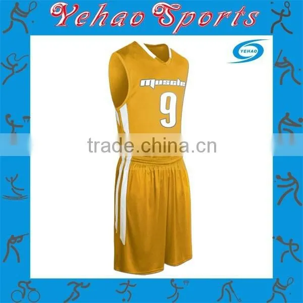 Plain Basketball Uniform With Your Favourite Color Wholesale photo-6