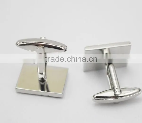 Cuff Button Brass Cufflinks Rectangle Brass Men Shirt Cuff Button photo-4