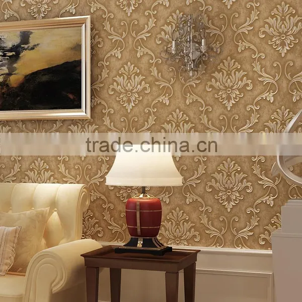European Damascus Interior Luxury 3D Wallpaper photo-3