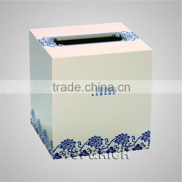 Practical Home & Hotel Decoration Acrylic Leather Tissue Box With Experienced Factory Made photo-3