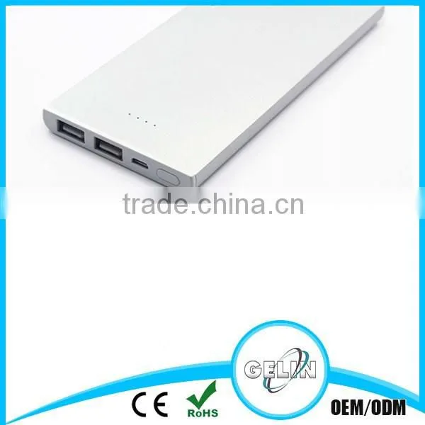 Best Selling Silver Color Power Bank 8000mah Power Bank OEM Charger Supplier's Choice photo-3