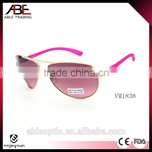 2016 Women Color Classic Vogue Uv400 Lens Polarized Glasses Metal Sunglasses Eyewear OEM photo-2
