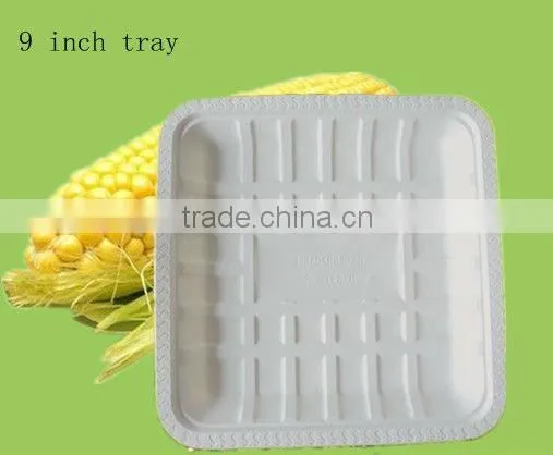Disposable Biodegradable Supermarket Tray