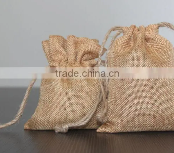 Functional Cotton Linen Drawstring Bag With Low Price Supplier's Choice photo-2