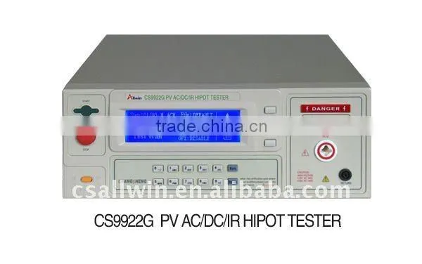 Hipot and Insulation Resistance Tester for PV Module