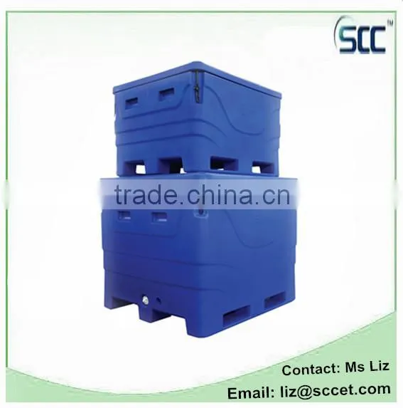 SCC SB1-B1000 Insulated Tote Box, Boat Fish Totes, Plastic Fish Totes photo-3
