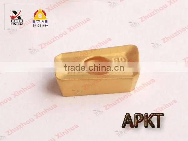 cemented carbide inserts milling inserts APKT